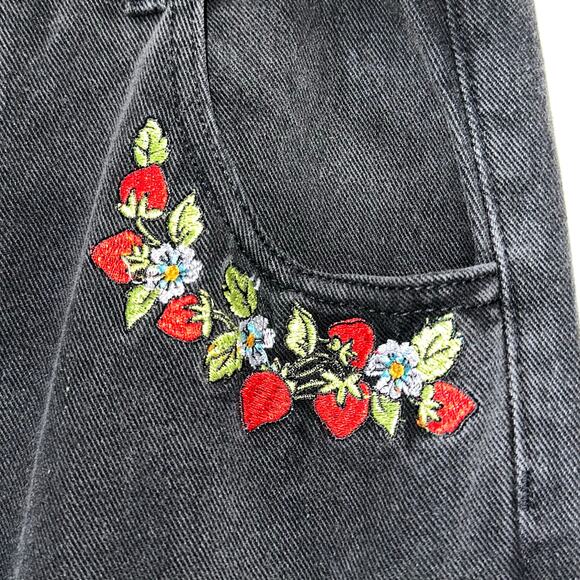 Dolls Kill x Strawberry Shortcake ‘Patched With Love’ Baggy Cargo Pants Size S - Picture 6 of 15